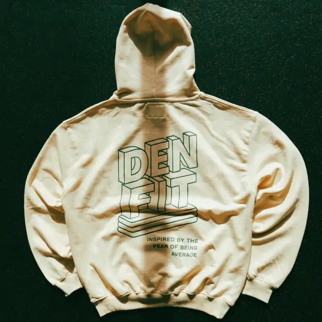 Almond Oil Terry Cotton Hoodie